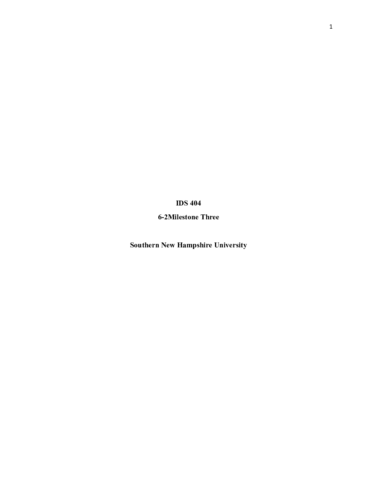 Preview image for 6 2 IDS 404 Popular Culture Milestone Three.docx    IDS 404  6-2Milestone Three  Southern